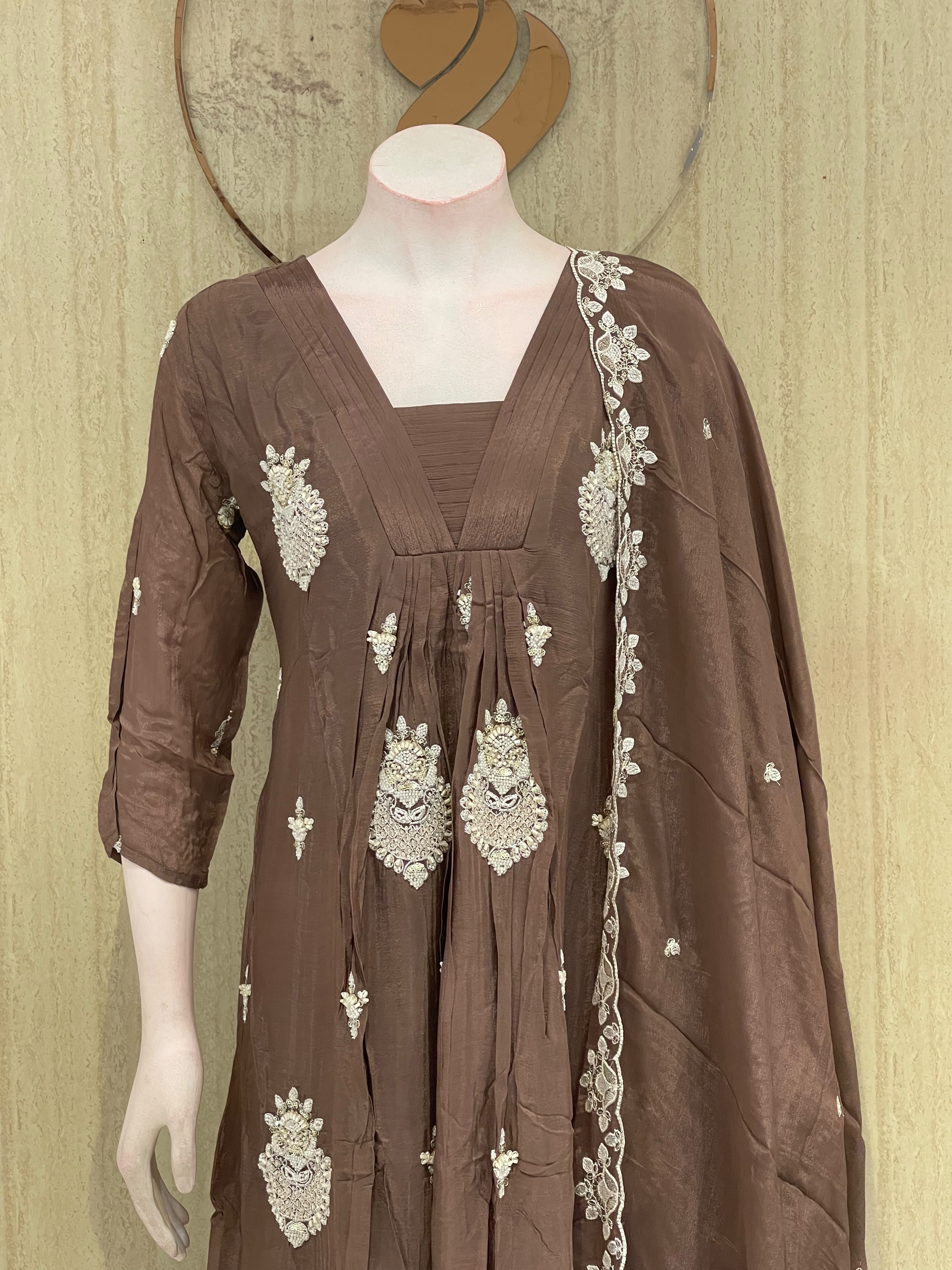 Pure Chinnon Partywear 3 Peice Set